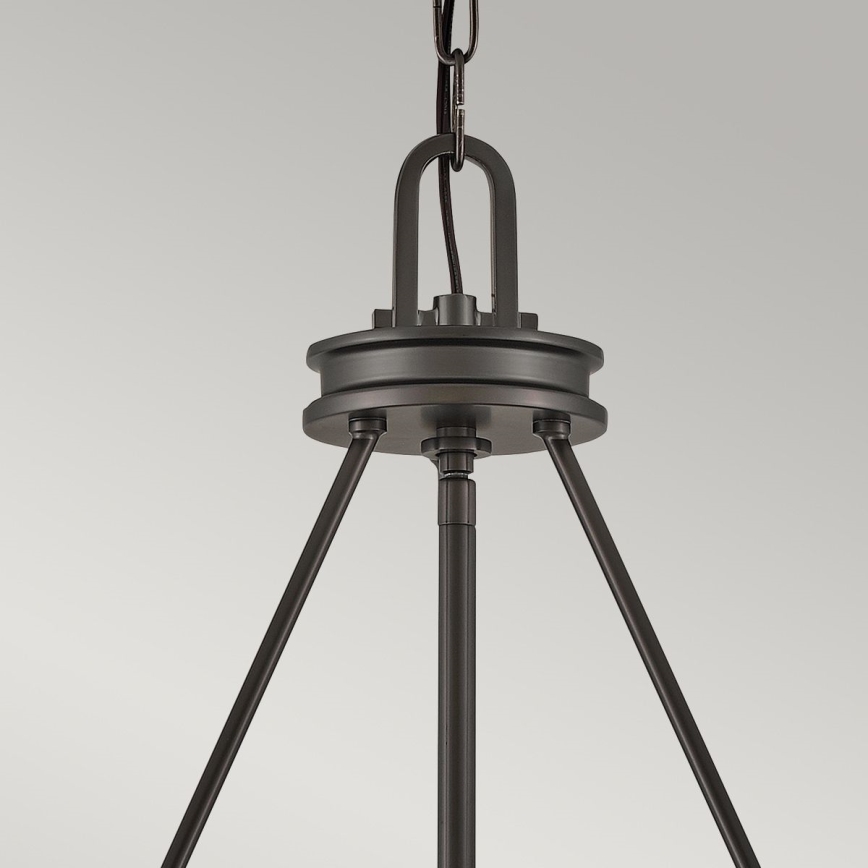 Hinkley - Lustr na řetězu COLLIER 5xE27/40W/230V pr. 68,5 cm černá