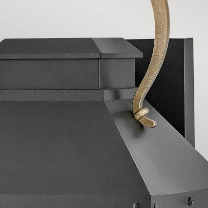 Hinkley - Venkovní nástěnné svítidlo DAWSON M 1xE27/60W/230V IP44 černá