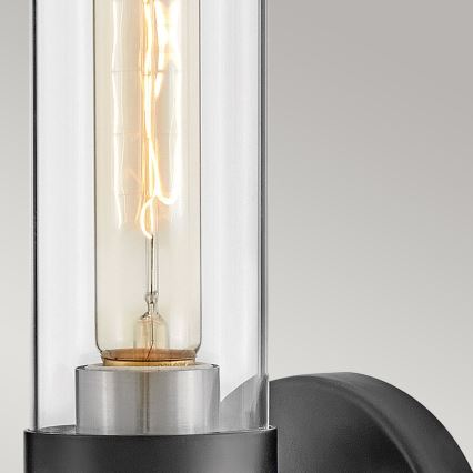 Hinkley - Koupelnové nástěnné svítidlo ELLISON 1xE27/40W/230V IP44 černá