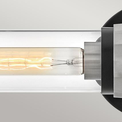 Hinkley - Koupelnové nástěnné svítidlo ELLISON 2xE27/40W/230V IP44 černá