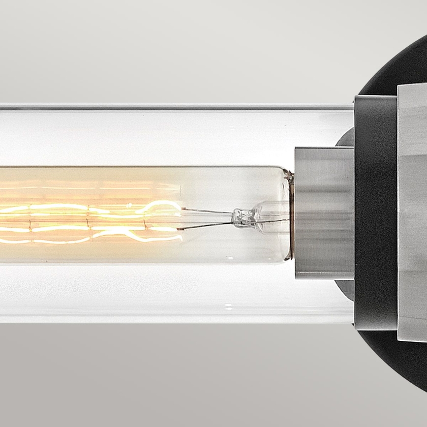 Hinkley - Koupelnové nástěnné svítidlo ELLISON 2xE27/40W/230V IP44 černá