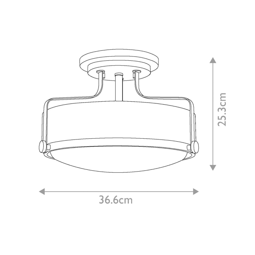 Hinkley - Přisazený lustr HARPER 3xE27/60W/230V lesklý chrom
