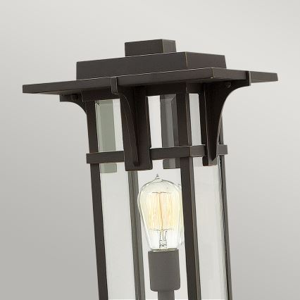 Hinkley - Venkovní lampa MANHATTAN 1xE27/100W/230V IP44 černá