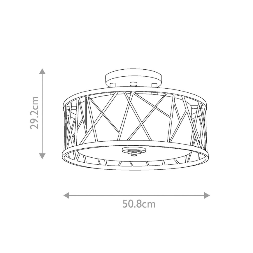 Hinkley - Přisazený lustr NEST 3xE27/75W/230V zlatá