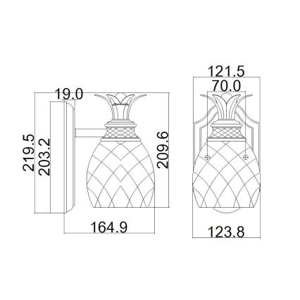 Hinkley - LED Koupelnové nástěnné svítidlo PLANTATION 1xG9/3W/230V IP44 matný chrom
