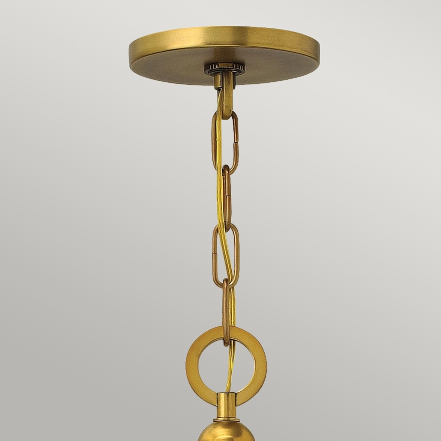 Hinkley - Lustr na řetězu ZELDA 3xE27/60W/230V mosaz