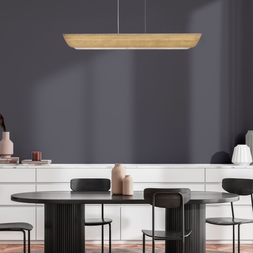 Hinkley - LED Lustr na lanku ARCO LED/43W/230V 3000K zlatá