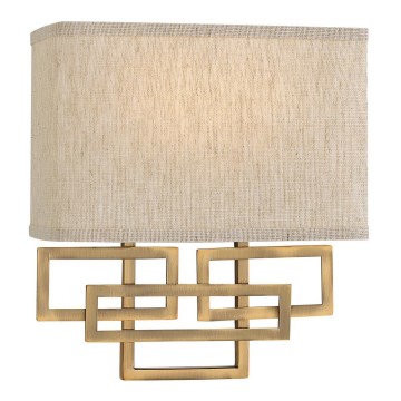 Hinkley - Nástěnné svítidlo LANZA 2xE14/60W/230V bronzová