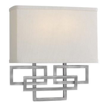 Hinkley - Nástěnné svítidlo LANZA 2xE14/60W/230V matný chrom