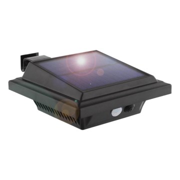 HÖFFTECH - LED Solární nástěnné svítidlo se senzorem pohybu a soumraku LED/3,7V 2000 mAh IP65