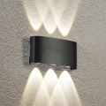 HÖFFTECH - LED Venkovní nástěnné svítidlo UP&DOWN 6xLED/1W/230V IP65