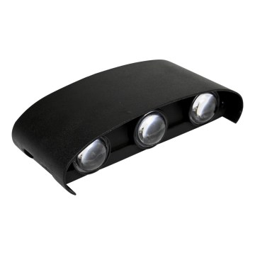 HÖFFTECH - LED Venkovní nástěnné svítidlo UP&DOWN 6xLED/1W/230V IP65