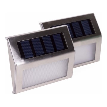 HÖFFTECH - SADA 2x LED Solární nástěnné svítidlo LED/1,2V 400 mAh IP44