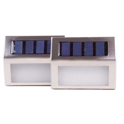 HÖFFTECH - SADA 2x LED Solární nástěnné svítidlo LED/1,2V 400 mAh IP44