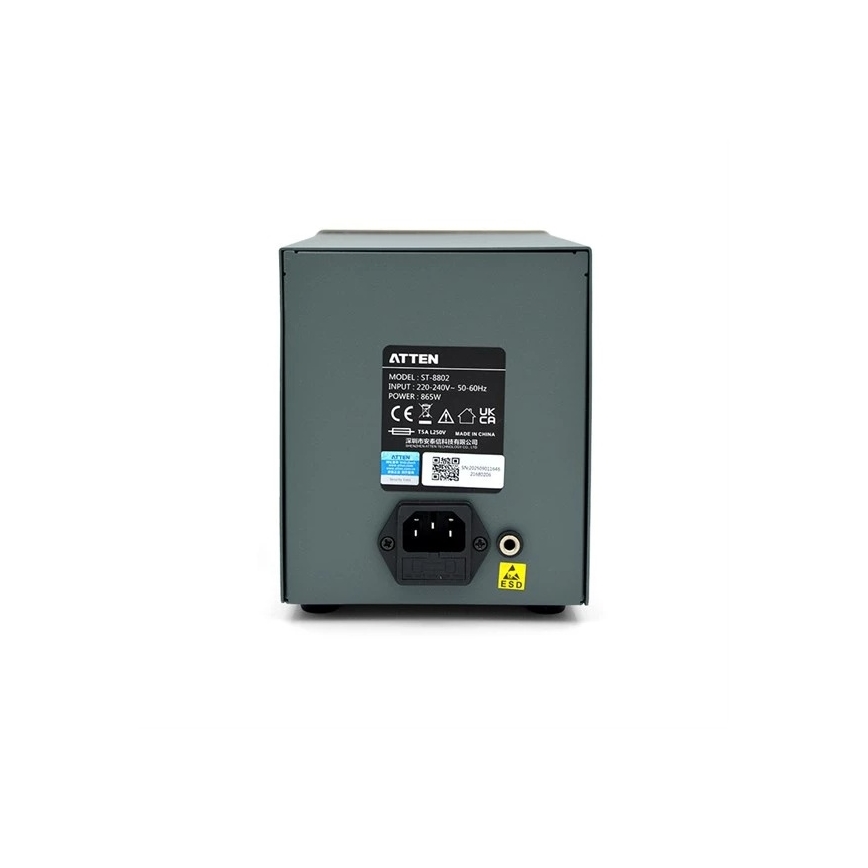 Horkovzdušná a pájecí stanice s LCD displejem 800W/230V