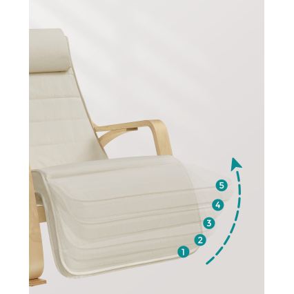 Houpací křeslo RESTLY béžová