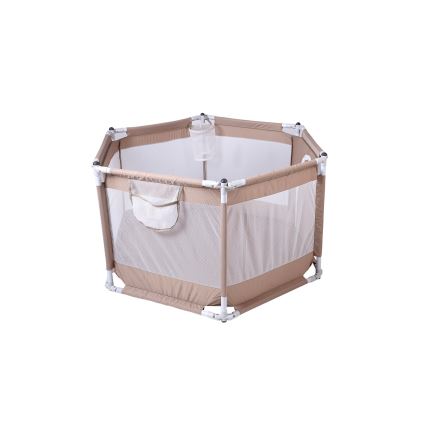Hrací ohrádka 120 cm hnědá