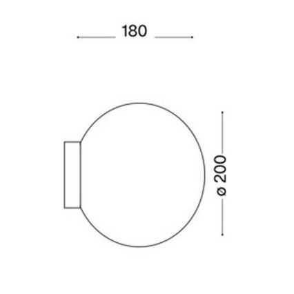 Ideal Lux 59815 - LED RGBW Stmívatelné nástěnné svítidlo MAPA 1xE27/12W/230V 2700-6500K