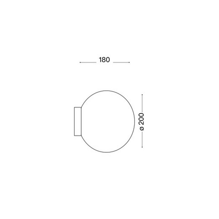 Ideal Lux 59815 - LED RGBW Stmívatelné nástěnné svítidlo MAPA 1xE27/9W/230V 2700-6500K