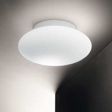 Ideal Lux - Koupelnové stropní svítidlo BUBBLE 1xE27/60W/230V pr. 33,5 cm IP44 bílá