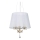 Ideal Lux - Křišťálový lustr na lanku PEGASO 3xE14/28W/230V pr. 40 cm zlatá