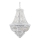 Ideal Lux - Křišťálový lustr na řetězu DUBAI 24xE14/28W/230V pr. 80 cm lesklý chrom