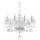 Ideal Lux - Křišťálový lustr na řetězu NEGRESCO 8xE14/28W/230V pr. 73,5 cm čirá