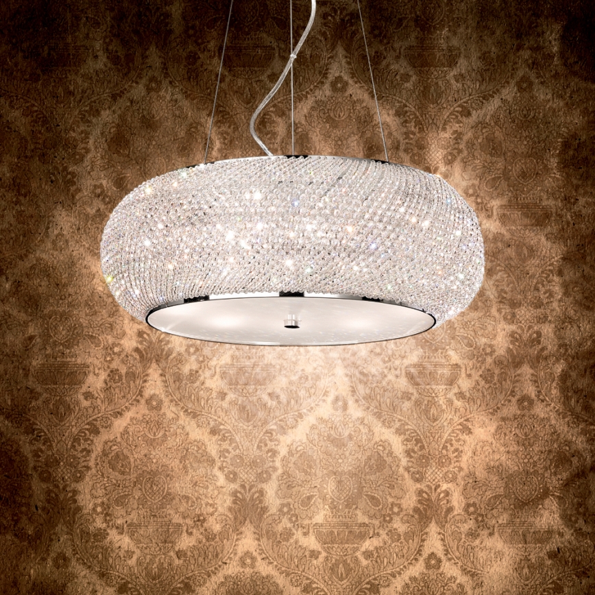 Ideal Lux - Křišťálový lustr 10xE14/40W/230V