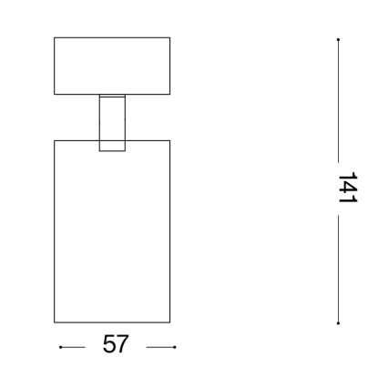 Ideal Lux - LED Bodové svítidlo DYNAMITE 1xGU10/7W/230V CRI 90 mosaz