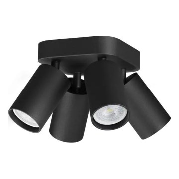 Ideal Lux - LED Bodové svítidlo DYNAMITE 4xGU10/7W/230V CRI 90 černá