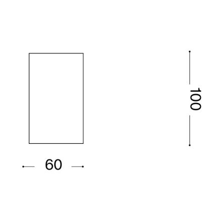 Ideal Lux - LED Bodové svítidlo LOOK 1xGU10/7W/230V CRI 90 6x6 cm mosaz