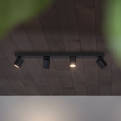 Ideal Lux - LED Bodové svítidlo RUDY 4xGU10/7W/230V CRI 90 černá