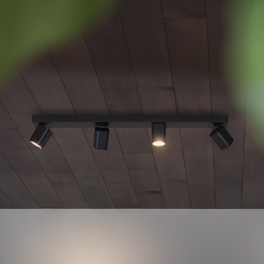 Ideal Lux - LED Bodové svítidlo RUDY 4xGU10/7W/230V CRI 90 černá