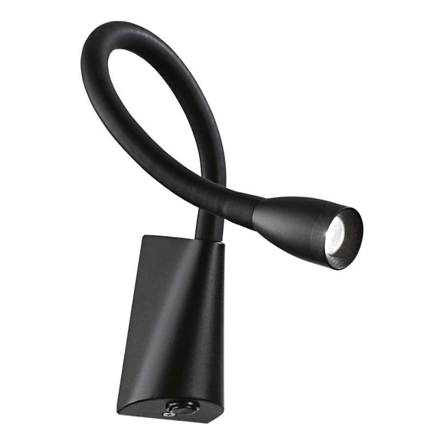 Ideal Lux - LED Flexibilní lampička GOOSE LED/3W/230V CRI 90 černá