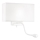 Ideal Lux - LED Flexibilní nástěnná lampa HOTEL 1xE27/60W/230V + LED/1,5W bílá
