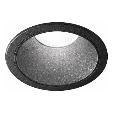 Ideal Lux - LED Koupelnové podhledové svítidlo GAME TRIM LED/11W/230V 3000K CRI 90 pr. 8,5 cm IP65 černá