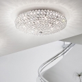 Ideal Lux - LED Křišťálové stropní svítidlo KING 9xG9/3W/230V pr. 53,5 cm lesklý chrom