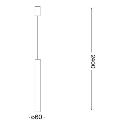 Ideal Lux - LED Lustr na lanku 1xGU10/7W/230V CRI90 měděná