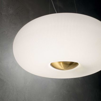 Ideal Lux - LED Lustr na lanku ARIZONA 5xGX53/9W/230V pr. 52 cm bílá