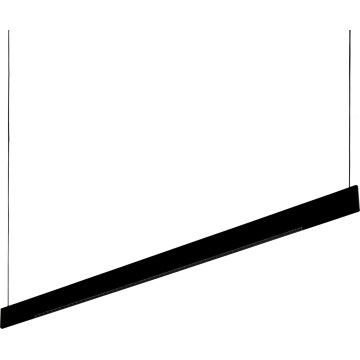 Ideal Lux - LED Lustr na lanku DESK ACCENT LED/36W/230V CRI 90 120 cm černá