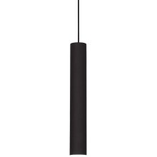 Ideal Lux - LED Lustr na lanku do lištového systému LOOK 1xGU10/7W/230V CRI90 černá