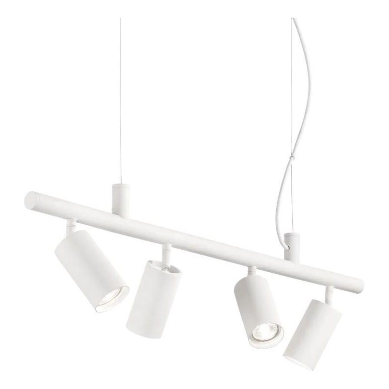 Ideal Lux - LED Lustr na lanku DYNAMITE 4xGU10/7W/230V CRI 90 bílá