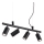 Ideal Lux - LED Lustr na lanku DYNAMITE 4xGU10/7W/230V CRI 90 černá