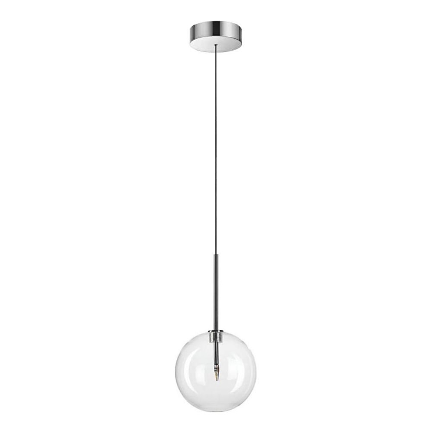 Ideal Lux - LED Lustr na lanku EQUINOXE 1xG4/2W/230V pr. 15 cm lesklý chrom/čirá