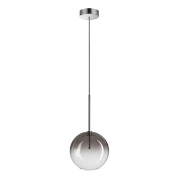 Ideal Lux - LED Lustr na lanku EQUINOXE 1xG4/2W/230V pr. 20 cm lesklý chrom/kouřová