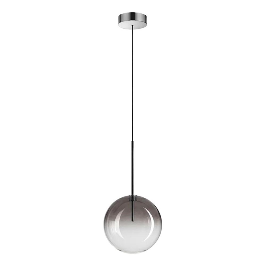Ideal Lux - LED Lustr na lanku EQUINOXE 1xG4/2W/230V pr. 20 cm lesklý chrom/kouřová