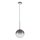 Ideal Lux - LED Lustr na lanku EQUINOXE 1xG4/2W/230V pr. 20 cm lesklý chrom/kouřová