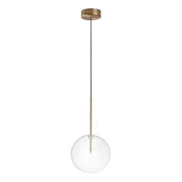 Ideal Lux - LED Lustr na lanku EQUINOXE 1xG4/2W/230V pr. 20 cm mosaz/čirá