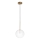 Ideal Lux - LED Lustr na lanku EQUINOXE 1xG4/2W/230V pr. 20 cm mosaz/čirá