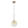 Ideal Lux - LED Lustr na lanku EQUINOXE 1xG4/2W/230V pr. 20 cm mosaz/kouřová